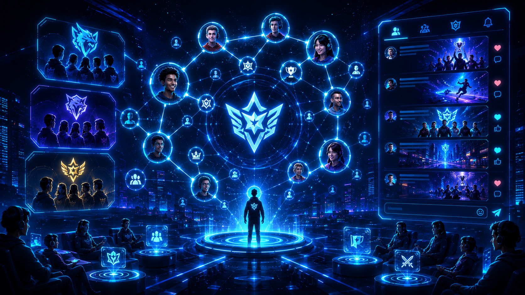 Gaming Community – Teams und Freundeslisten